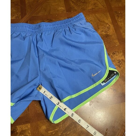 Nike Dri-Fit Athletic Shorts Women's Size XS Blue Green Lined Pull On 547381-402 - Picture 8 of 8